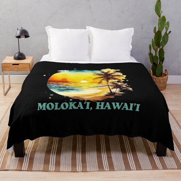 Item preview, Molokaʻi, Hawaii - An island with a rich cultural history and stunning sea cliffs. The ʻokina is part of its name. designed and sold by Sun Sand & Sea Art.