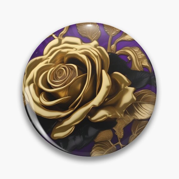 Artikelvorschau, Barock inspirierte Goldrose entworfen und verkauft von DesignsByPrnces.