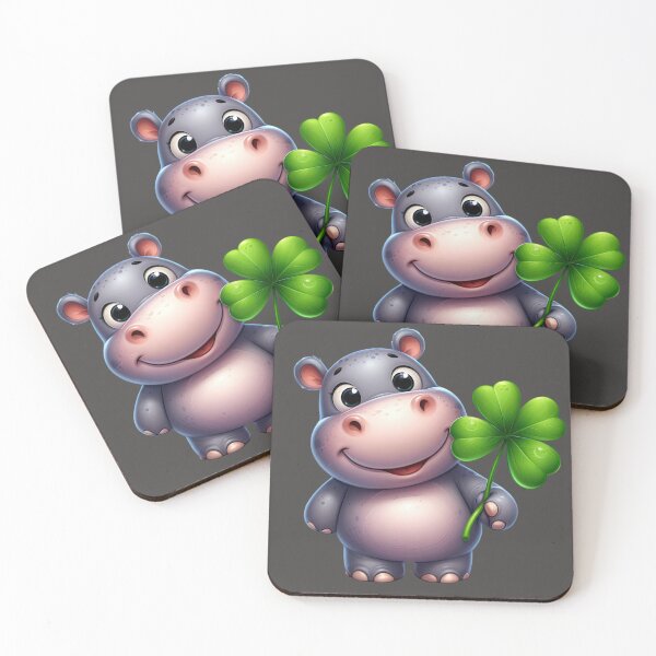 Item preview, Cute St Patrick day animal-hippo! designed and sold by fribabywonder.