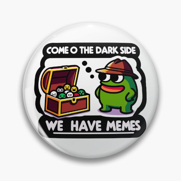 Item preview,  Meme Treasure Trove  - Come to the Dark Side, We Have Memes - Whimsical Detective Frog designed and sold by toobel.