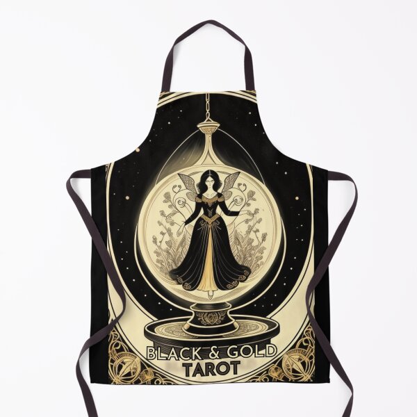 Item preview, DnD Black & Gold Tarot Card designed and sold by ZingZest.