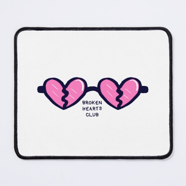 Item preview, Broken Hearts Club Glasses designed and sold by randomyca.