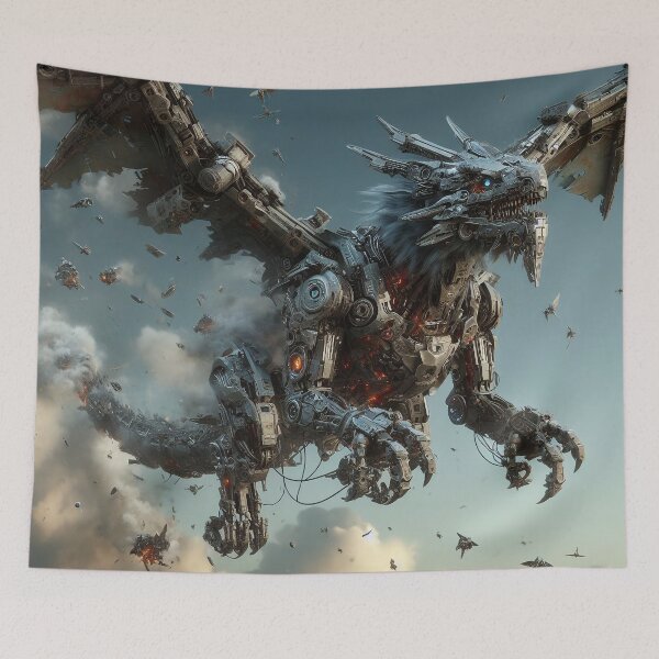 Item preview, Battle-Damaged Scythe-Wing Dreadmaw Titan designed and sold by nikkolaus.