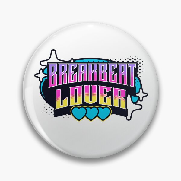Item preview, BREAKBEAT  - Breaks Lover Y2K  (blue/yellow/pink) designed and sold by Discothreadz.