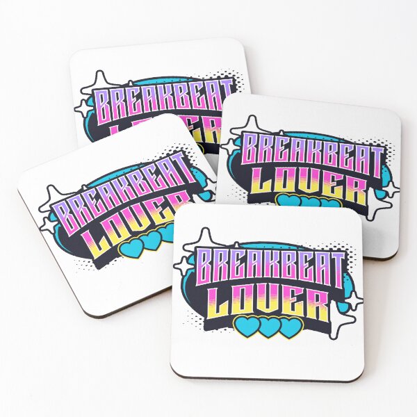 Item preview, BREAKBEAT  - Breaks Lover Y2K  (blue/yellow/pink) designed and sold by Discothreadz.