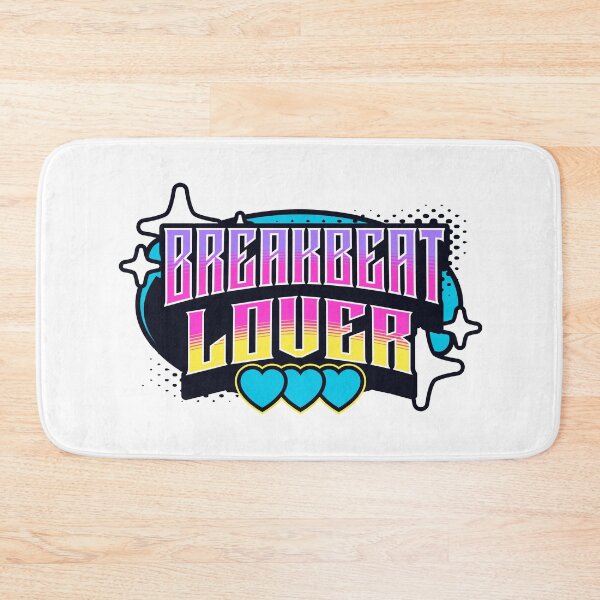 Item preview, BREAKBEAT  - Breaks Lover Y2K  (blue/yellow/pink) designed and sold by Discothreadz.