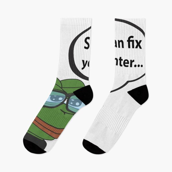 Item preview, Pepe MonkaS Meme IT Computer Science Repair Fix Printer designed and sold by mr-meme.