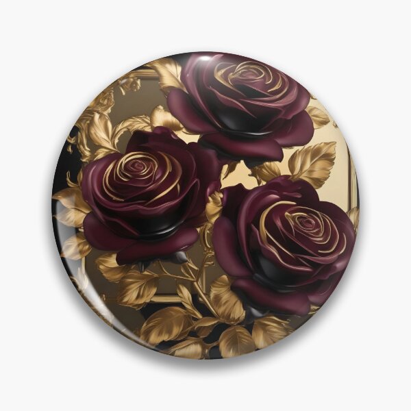 Item preview, Baroque Inspired Maroon Roses designed and sold by DesignsByPrnces.