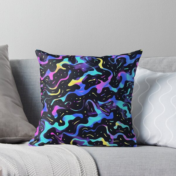 Item preview, Colorful Glowing Trippy Luminance Pattern Design Abstract Camouflage Fluid Shapes in Neon Colors designed and sold by Reichcorp.