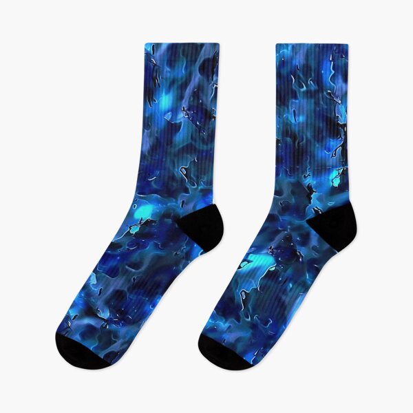 Item preview, Blue Glowing Trippy Luminance Pattern Design Abstract Camouflage Fluid Shapes in Neon Colors designed and sold by Reichcorp.