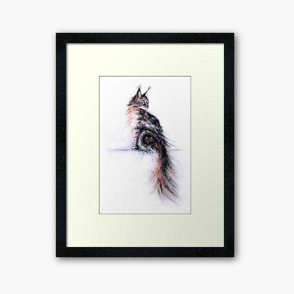 I love Maine Coons Gerahmter Kunstdruck