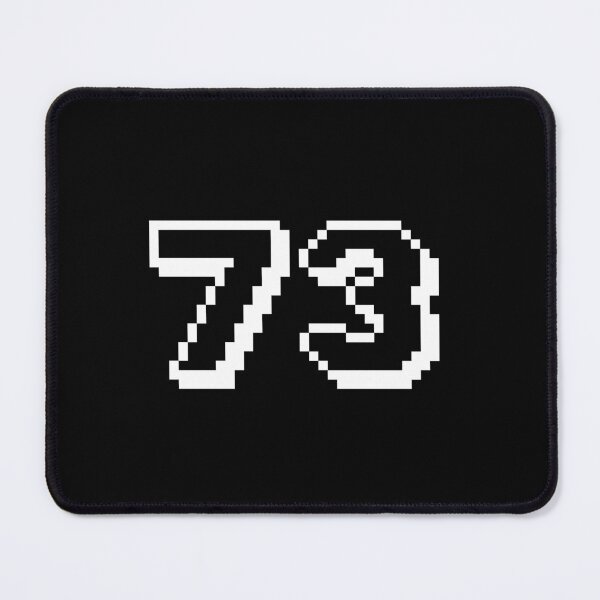 Item preview, 73, seventy-three, white, retro video game, 1 up! designed and sold by Numbers-Art.