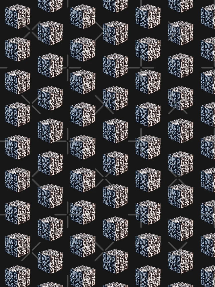 Thumbnail 4 of 4, iPhone Case, Digital Cubes: QR Code Pattern Extravaganza designed and sold by Rui Fernandes.