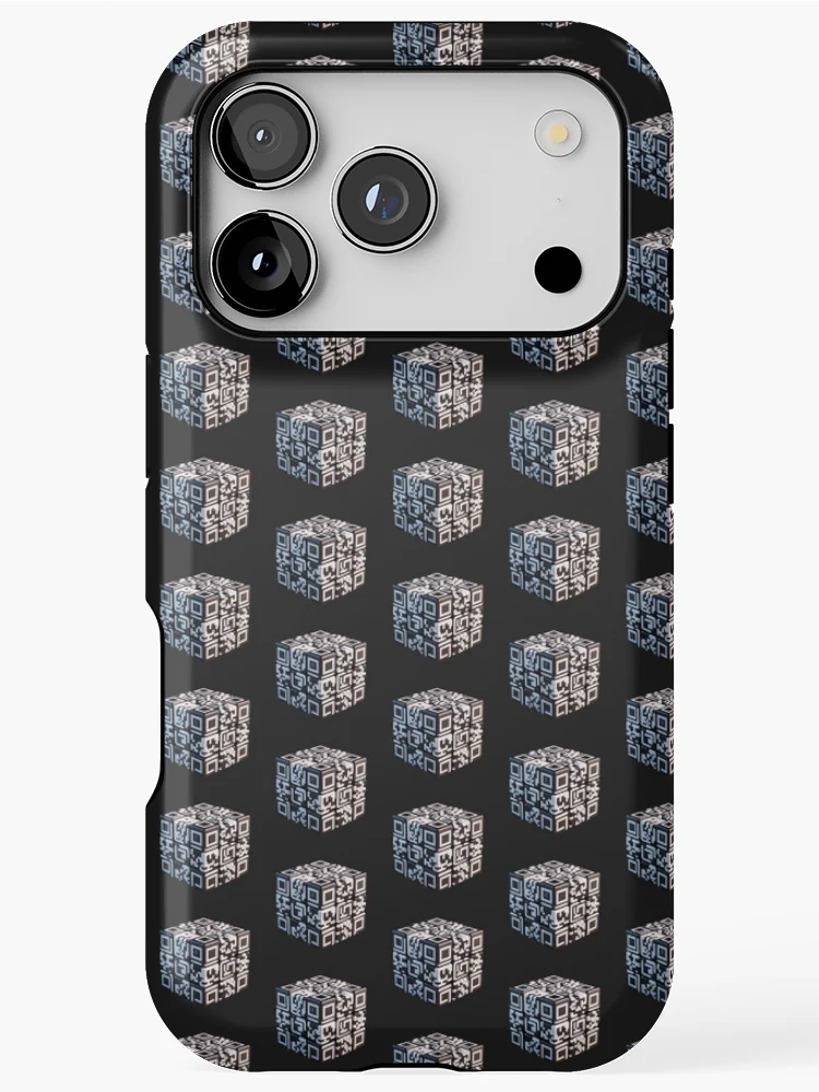 Thumbnail 1 of 4, iPhone Case, Digital Cubes: QR Code Pattern Extravaganza designed and sold by Rui Fernandes.