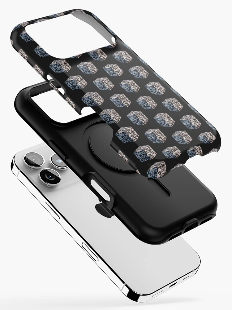 Thumbnail 2 of 4, iPhone Case, Digital Cubes: QR Code Pattern Extravaganza designed and sold by Rui Fernandes.
