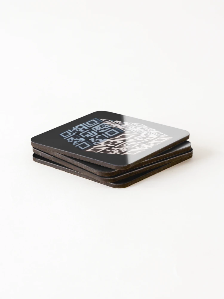 Thumbnail 4 of 5, Coasters (Set of 4), Digital Cubes: QR Code Pattern Extravaganza designed and sold by Rui Fernandes.