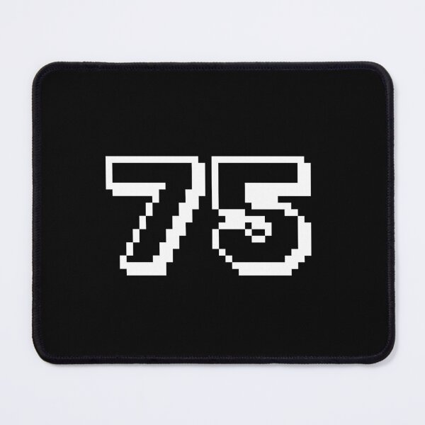 Item preview, 75, seventy-five, white, retro video game, 1 up! designed and sold by Numbers-Art.