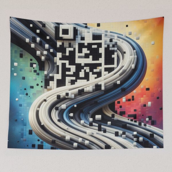 Item preview, CodeCanvas: QR Pattern Symphony designed and sold by Rui Fernandes.
