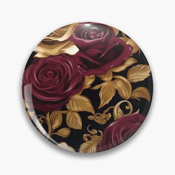 Item preview, Baroque Inspired Maroon Roses designed and sold by DesignsByPrnces.