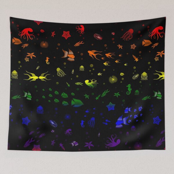Item preview, Sea of Pride - LGBTQ Flag designed and sold by StephOBrien.