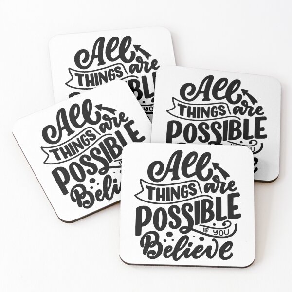 Item preview, all things are possible if you believe designed and sold by DesignbyMorena.