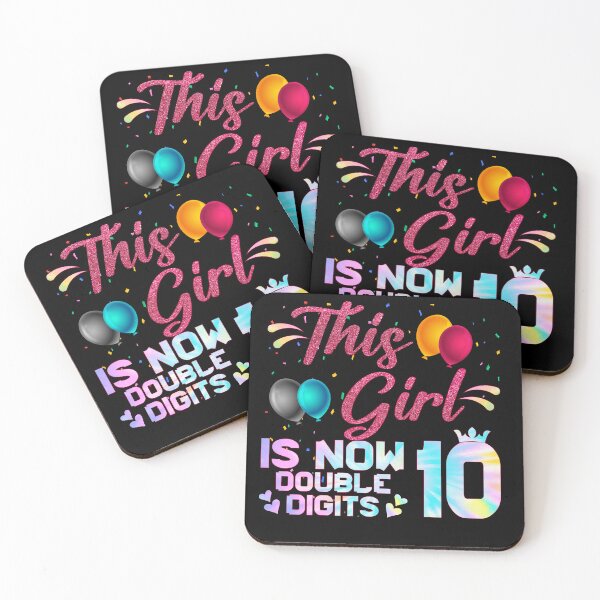 Item preview, This Girl Is Now 10 Double Digits designed and sold by Graphic-Shops.
