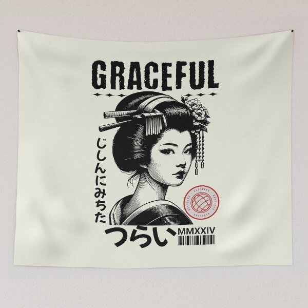 Artikelvorschau, Anmutige Geisha | Elegante Geishas entworfen und verkauft von Mariana Piana.