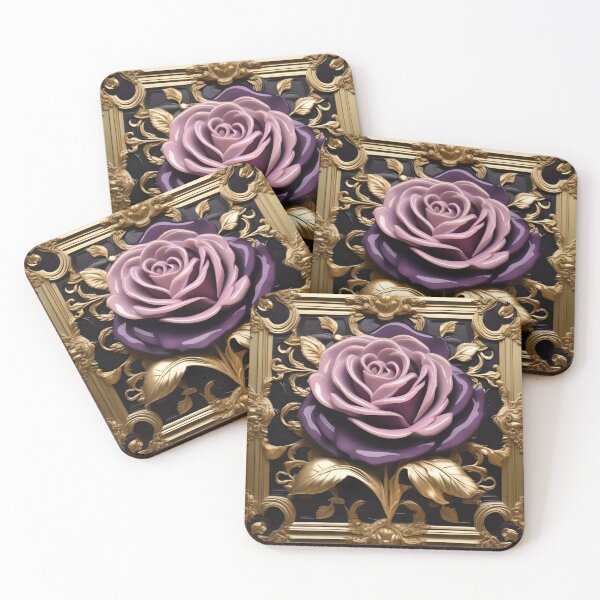 Item preview, Baroque Inspired Lavender Rose designed and sold by DesignsByPrnces.