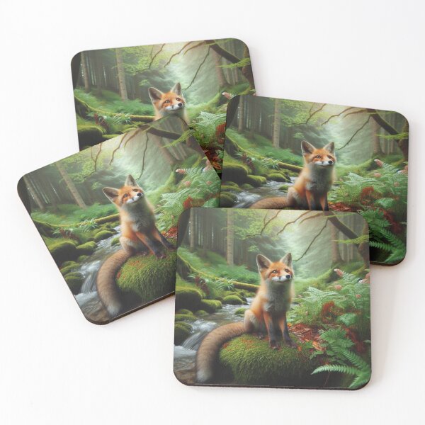 Item preview, Forest Phantom - Fox's Silent Stalk through the Enchanted Woods designed and sold by ProgressMagnet.