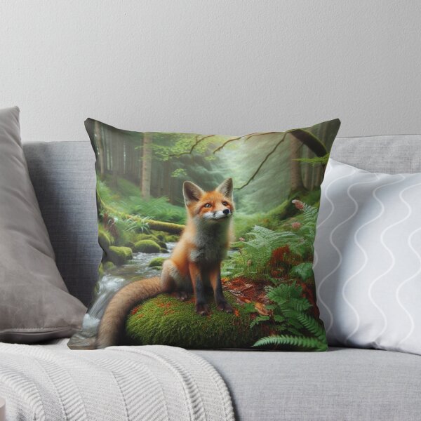 Item preview, Forest Phantom - Fox's Silent Stalk through the Enchanted Woods designed and sold by ProgressMagnet.