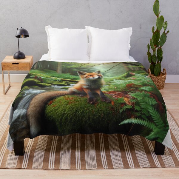 Item preview, Forest Phantom - Fox's Silent Stalk through the Enchanted Woods designed and sold by ProgressMagnet.