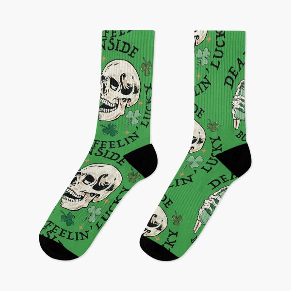 Item preview, Dead Inside But Feeling Lucky St Patrick’s Day designed and sold by Seedcap7.