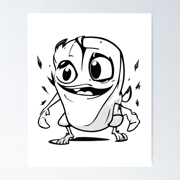 Item preview, Funny Cute Monster, Cute Creature designed and sold by IsntThatNiche.