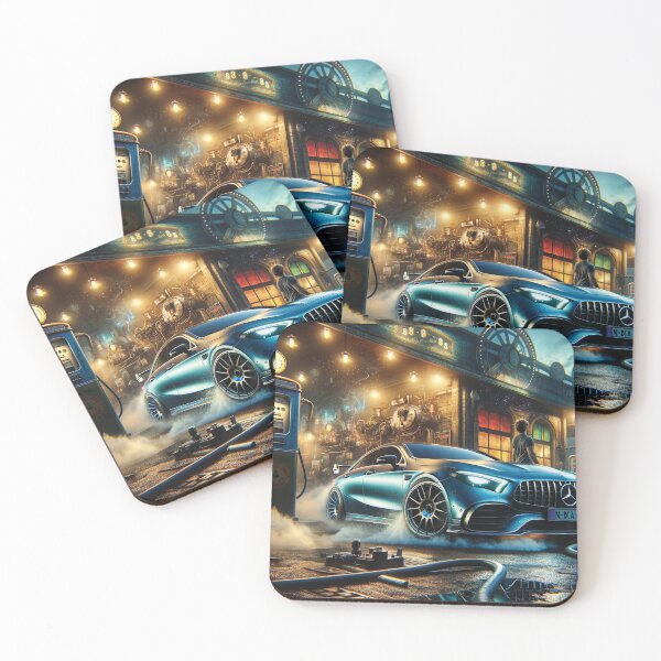 Artikelvorschau, AMG A 45 metallicblau entworfen und verkauft von Random Designs.