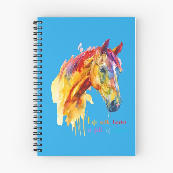 Item preview, Life with horses if full of colors Head of Horse  designed and sold by Polarctica.