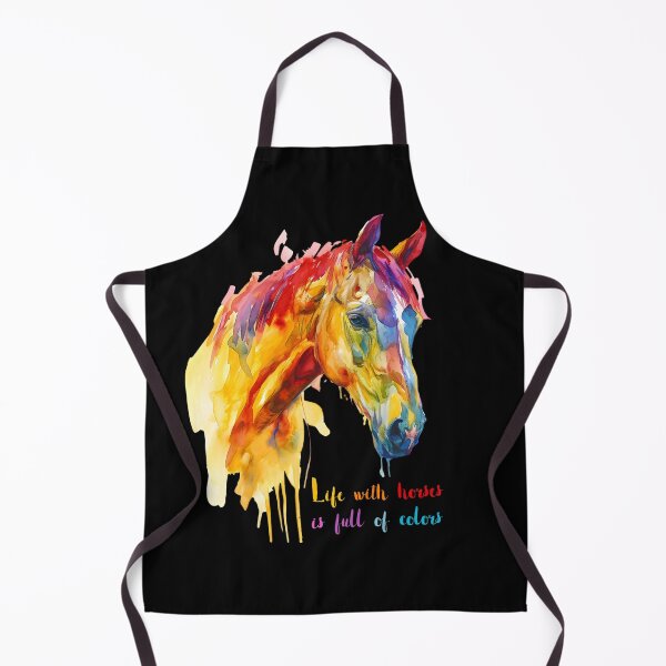 Item preview, Life with horses if full of colors Head of Horse  designed and sold by Polarctica.