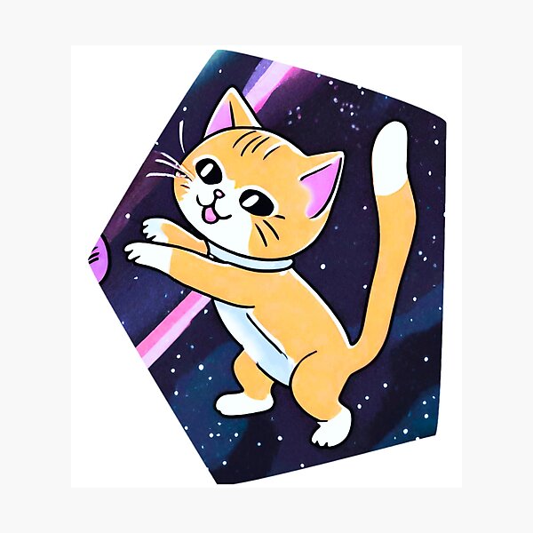 Item preview, Intergalactic Kitten designed and sold by GrudleBay.