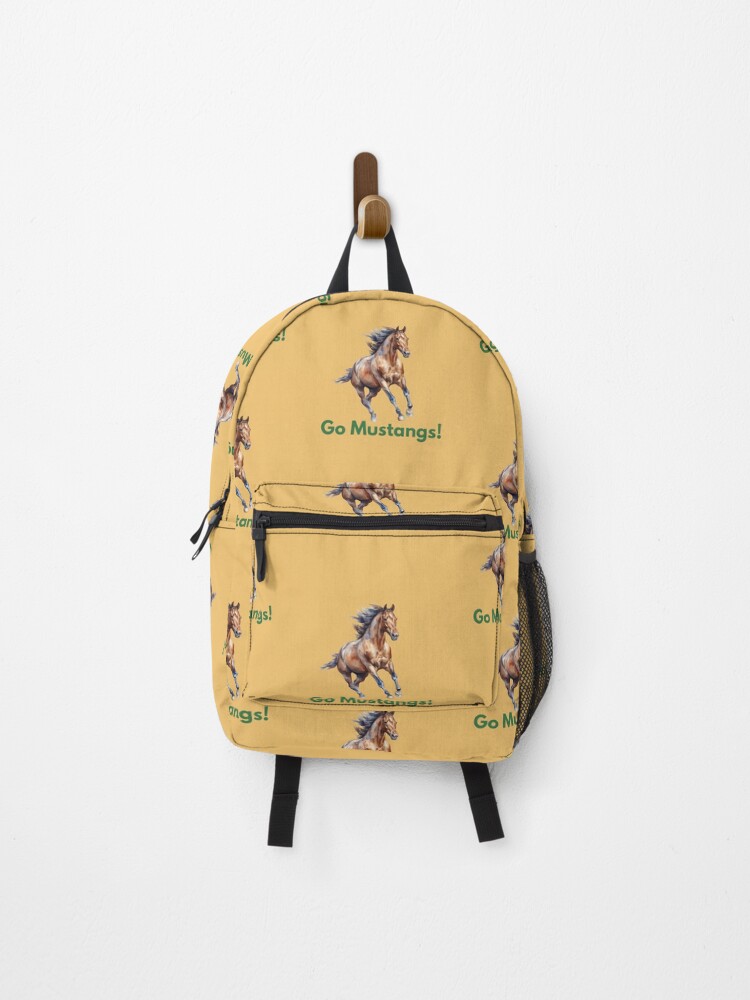 Thumbnail 1 of 3, Backpack, Go Mustangs! designed and sold by LinnyLee.