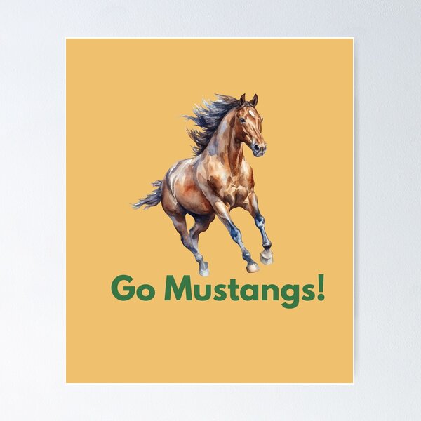 Item preview, Go Mustangs! designed and sold by Linda La Guardia.