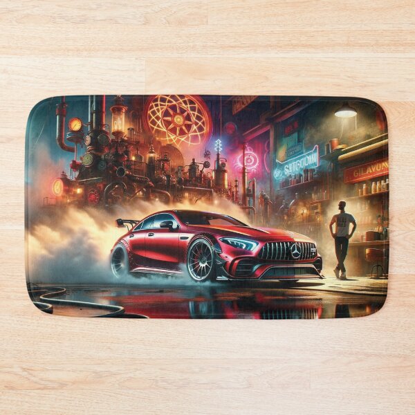 Artikelvorschau, AMG A 45 metallicrot entworfen und verkauft von Random Designs.