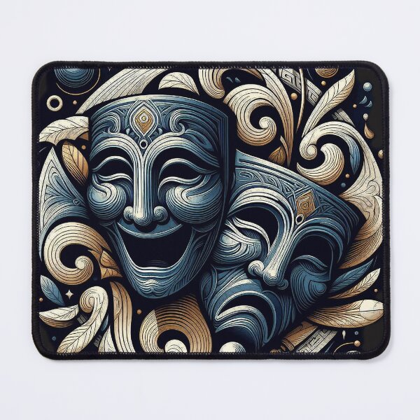 Item preview, drama mask designed and sold by Foxlindesigns.