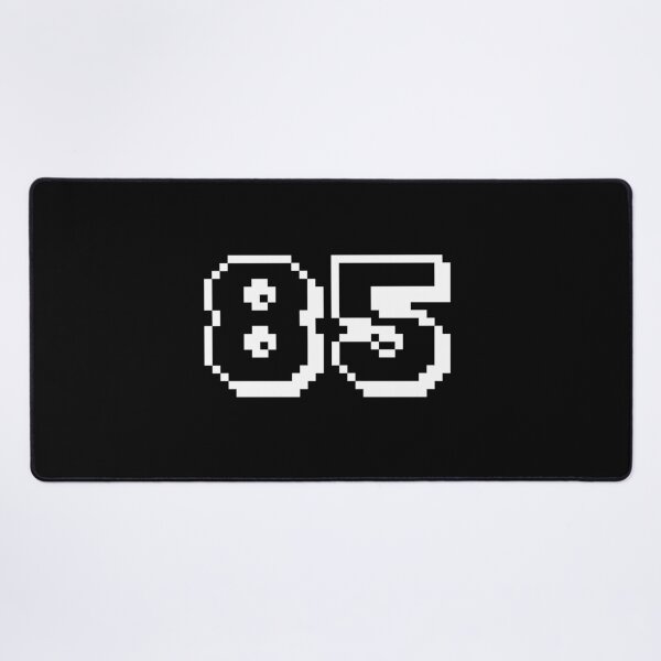 Item preview, 85, eighty-five, white, retro video game, 1 up! designed and sold by Numbers-Art.