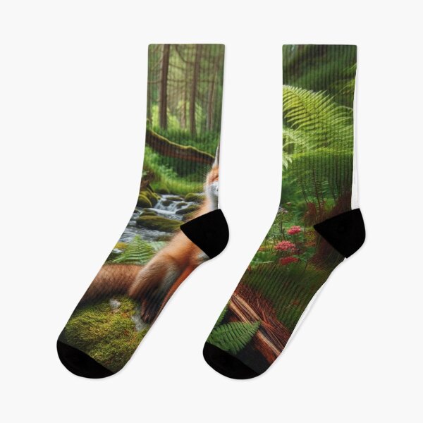 Item preview, Copper Covert - The Majestic Gaze of a Fox in the Sunset Hues designed and sold by ProgressMagnet.