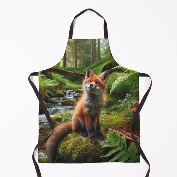 Item preview, Copper Covert - The Majestic Gaze of a Fox in the Sunset Hues designed and sold by ProgressMagnet.