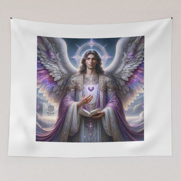 Item preview, Archangel Zadkiel The Angel of Mercy and Forgiveness designed and sold by Te-Ane.