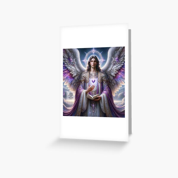 Item preview, Archangel Zadkiel The Angel of Mercy and Forgiveness designed and sold by Te-Ane.