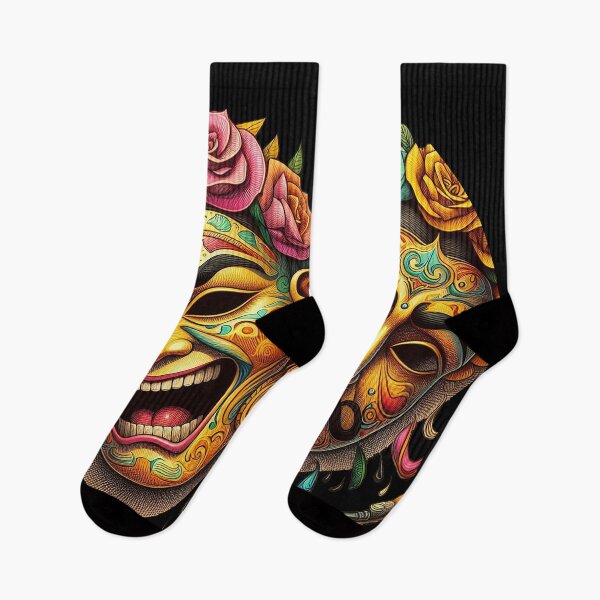 Artikelvorschau, Kahlo-Masken entworfen und verkauft von Foxlindesigns.