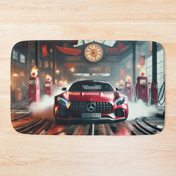 Item preview, Red Mercedes-AMG GT wall art designed and sold by Random Designs.