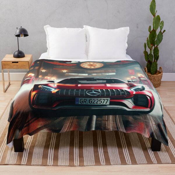 Item preview, Red Mercedes-AMG GT wall art designed and sold by Random Designs.