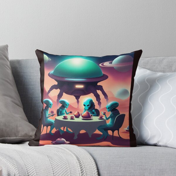 Item preview, Alien tea party designed and sold by seahorse crossing.